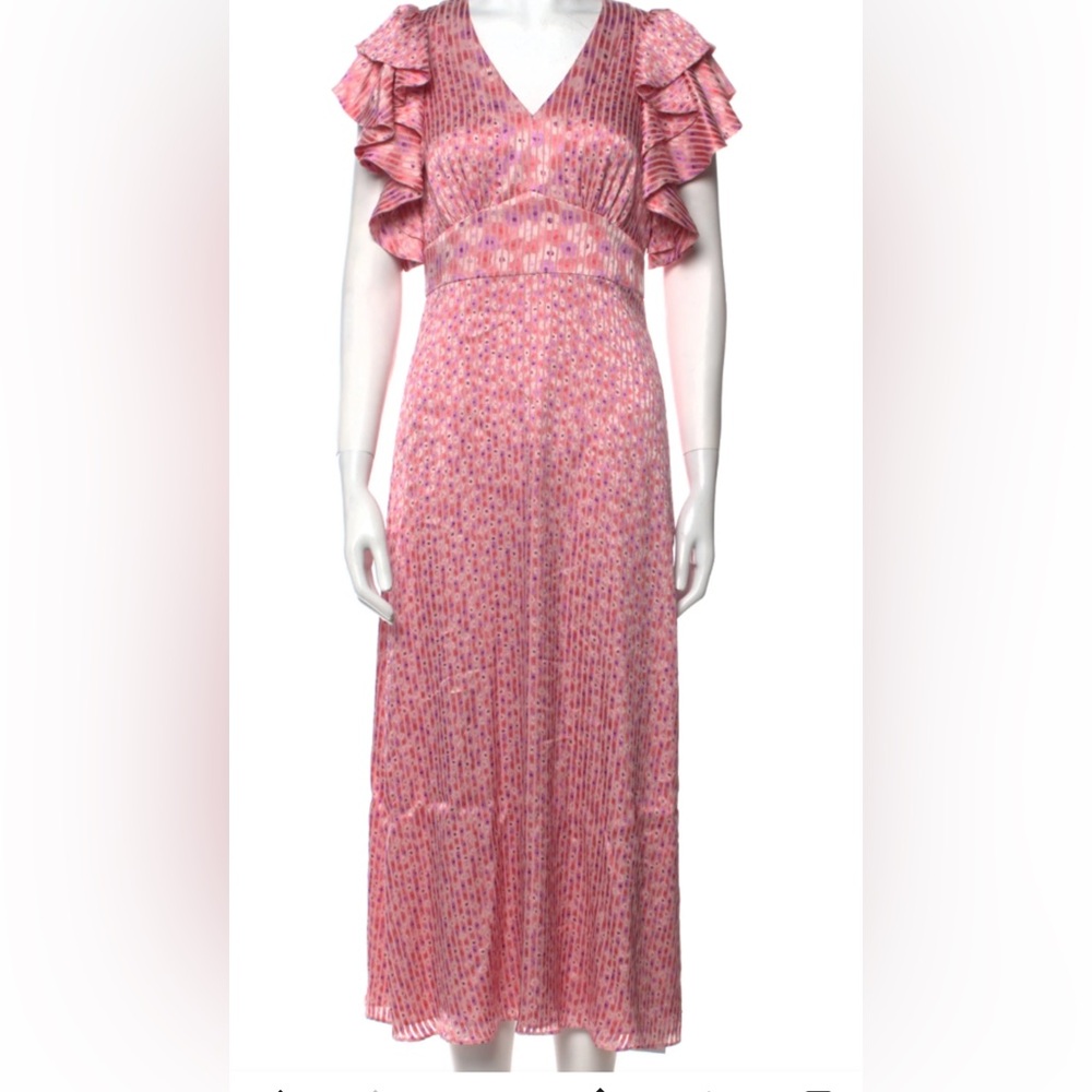 Kate Spade Pink Floral Midi Dress